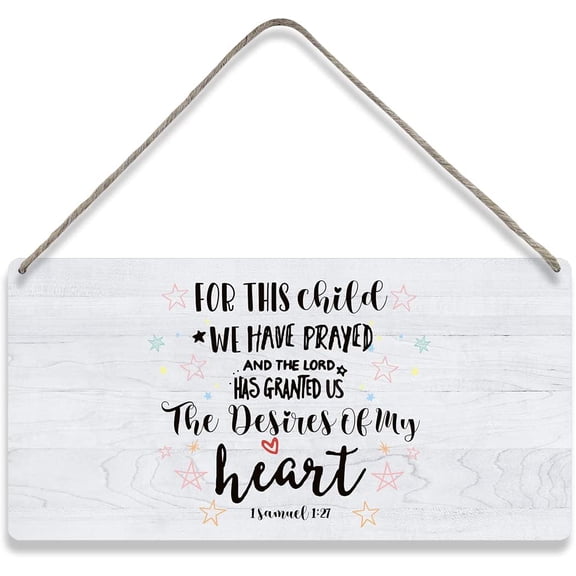 Country Style Bible Verse Wall Decor 1 Samuel 127 Scripture Wooden Signs Rustic Hanging Wall Plaque Sign Religious Home Decor Present 10x5 Inch