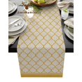 thumbnail image 1 of Country Style Morocco Yellow Vintage Table Runner Home Wedding Table Mat Centerpieces Decoration Party Dining Long Tablecloth, 1 of 6
