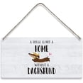 thumbnail image 1 of Country Style Wall Decor Funny Dachshund Wooden Signs Rustic a House is Not a Home Without a Dachshund Hanging Wall Plaque Sign Home Decor Presents 12x6 Inch, 1 of 3