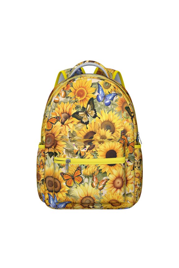 Country Sunflower Farm Theme Backpack - Lightweight & Durable with Spinal Support