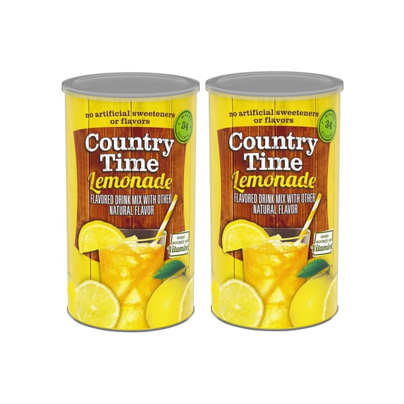 2 Pack | Country Time Drink Mix, Lemonade, 82.5 oz