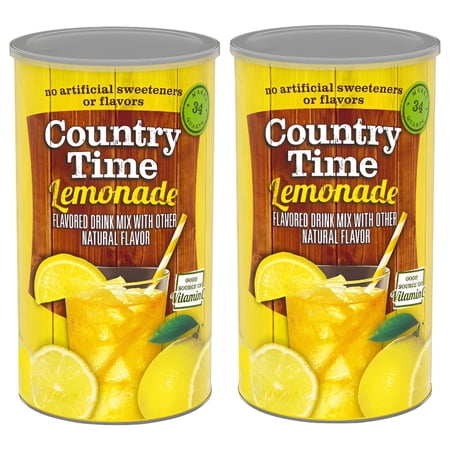 2 Pack| | Country Time Drink Mix, Lemonade, 82.5 oz