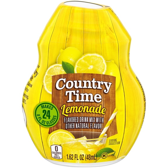 Country Time Lemonade Naturally Flavored Liquid Drink Mix, 1.62 fl oz Bottle