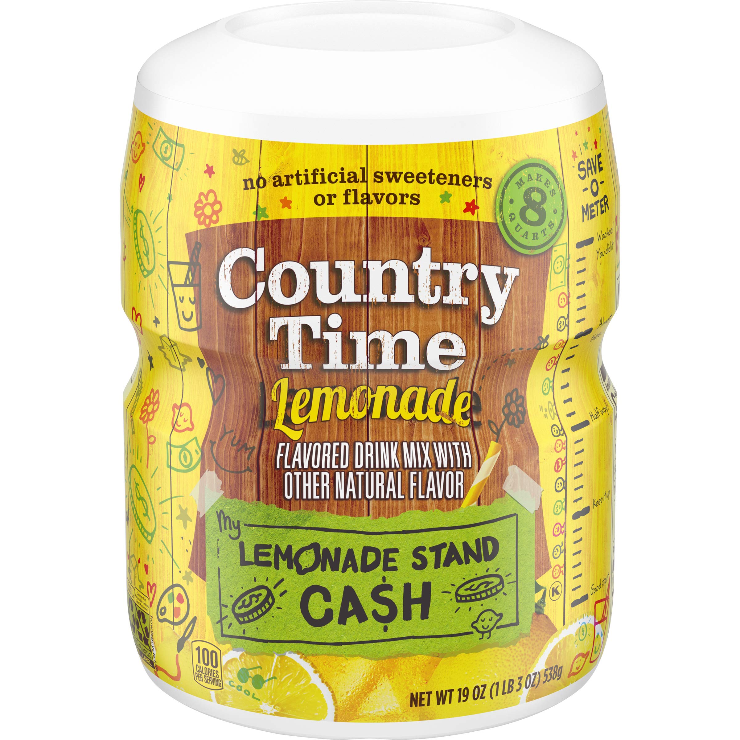 Country Time Lemonade Naturally Flavored Powdered Drink Mix 12 Count 19