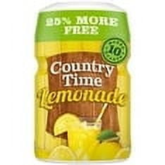 Country Time Lemonade Naturally Flavored Powdered Drink Mix 23.9 oz Canister (Pack of 4)