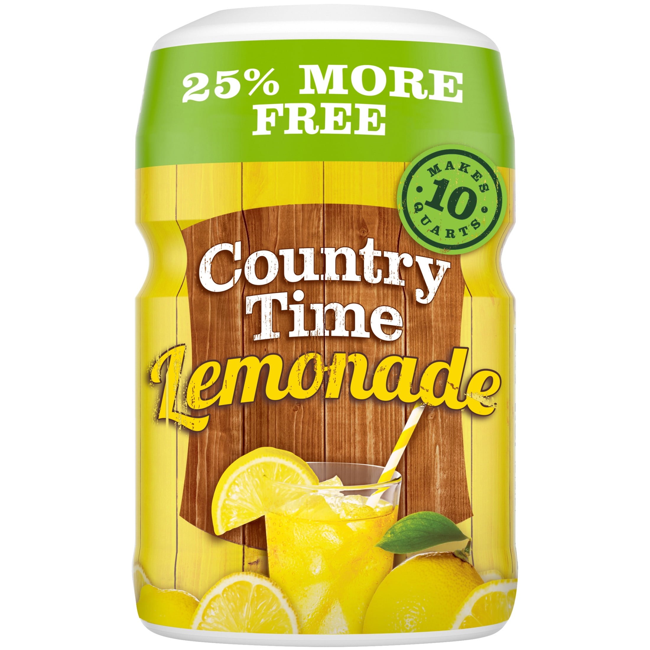 Country Time Lemonade Naturally Flavored Powdered Drink Mix, 23.9 oz Canister