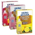 thumbnail image 1 of Country Time Singles to Go Powdered Drink Mix 1 Lemonade 1 Raspberry Lemonade and 1 Pink Lemonade Fruity Water Enhancer Sugar Free Low Calorie Powder Beverages for Picnic Camping Travel 6ct Pack of 3, 1 of 7