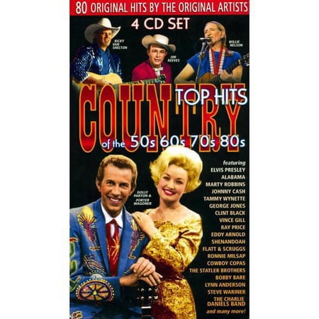 Country Top Hits Of The 50s 60s 70s 80s (4 Disc Box Set)