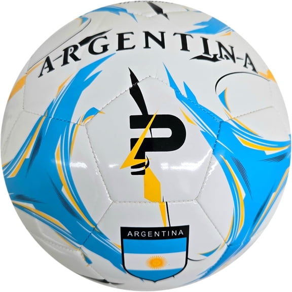 Country Training Soccer Ball - Elite Edition - For All Ages - Size 2, 3, 4 and 5 (ARGENTINA, 2)