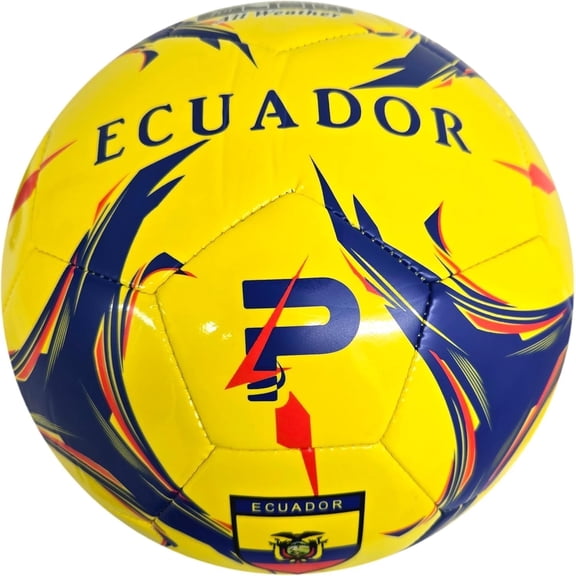 Country Training Soccer Ball - Elite Edition - For All Ages - Size 2, 3, 4 and 5 (ECUADOR, 2)