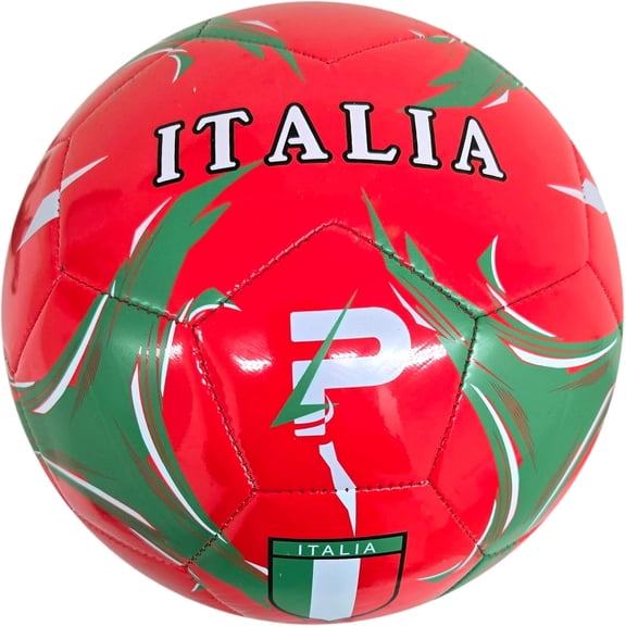 Country Training Soccer Ball - Elite Edition - For All Ages - Size 2, 3, 4 and 5 (ITALY, 5)