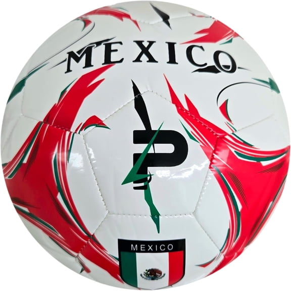 Country Training Soccer Ball - Elite Edition - For All Ages - Size 2, 3, 4 and 5 (MEXICO, 5)