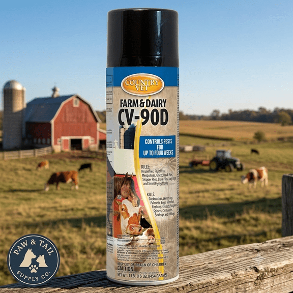 Country Vet CV-90D Farm & Dairy Insect Control Spray 16 oz.