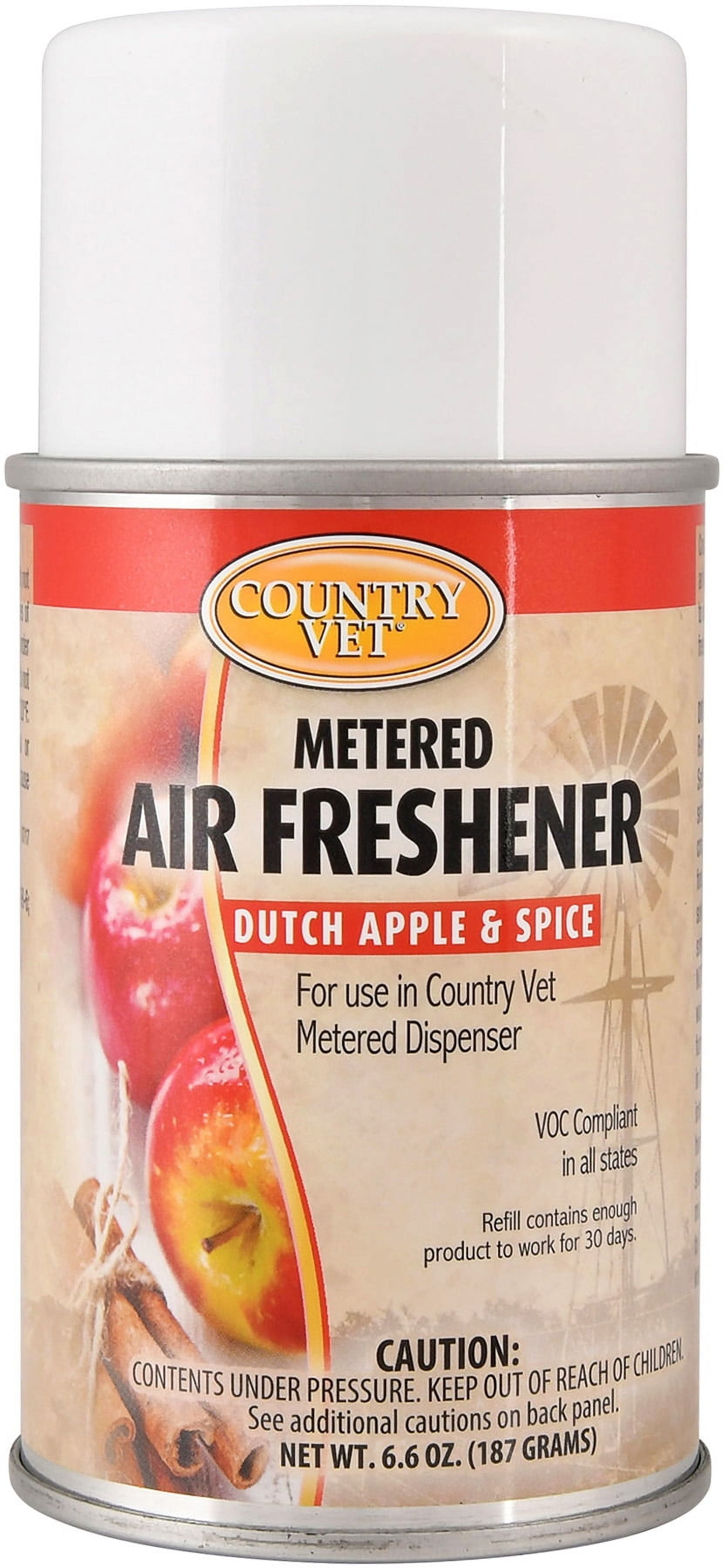 Country Vet Dutch Apple and Spice Scent Air Freshener Refill 6.6 oz Aerosol