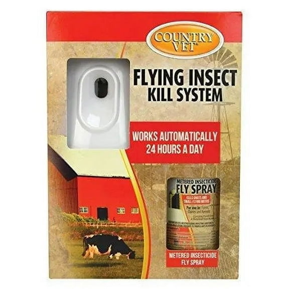 Country Vet Equine Automatic Flying Insect Control Kit