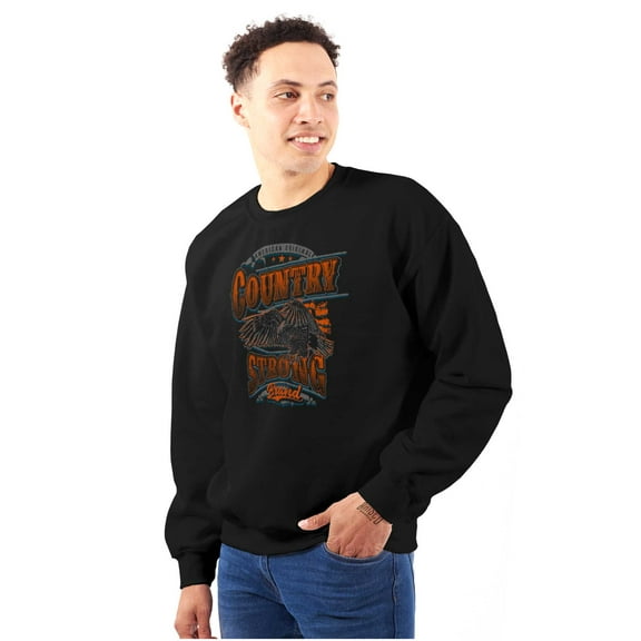Country Western American Eagle Sweatshirt for Men or Women Brisco Brands M