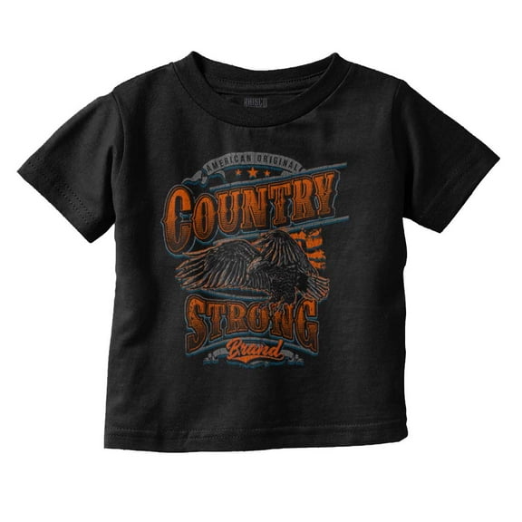 Country Western American Eagle Toddler Boy Girl T Shirt Infant Toddler Brisco Brands 6M
