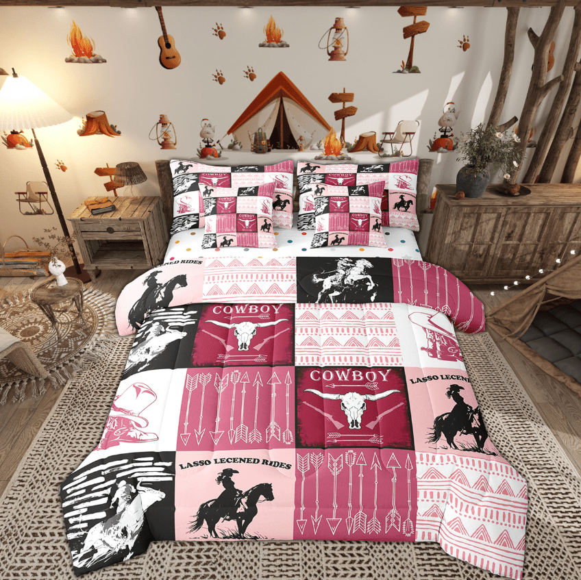Country Western Bedding Sets Tribe Geometry Aztec Bed in a Bag King ...