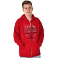 thumbnail image 1 of Country Western Cowboy Cow Skull Zip Hoodie Sweatshirt Men Brisco Brands S, 1 of 6