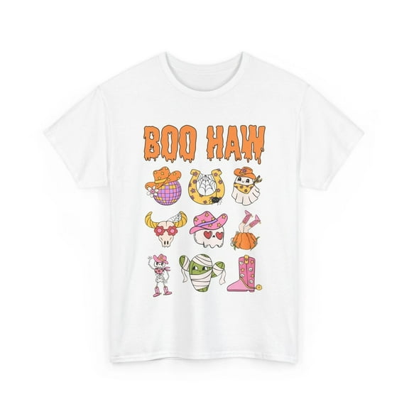 Country Western Halloween T-Shirt, Cowboy Ghost Graphic Tee, Funny Spooky Season Shirt