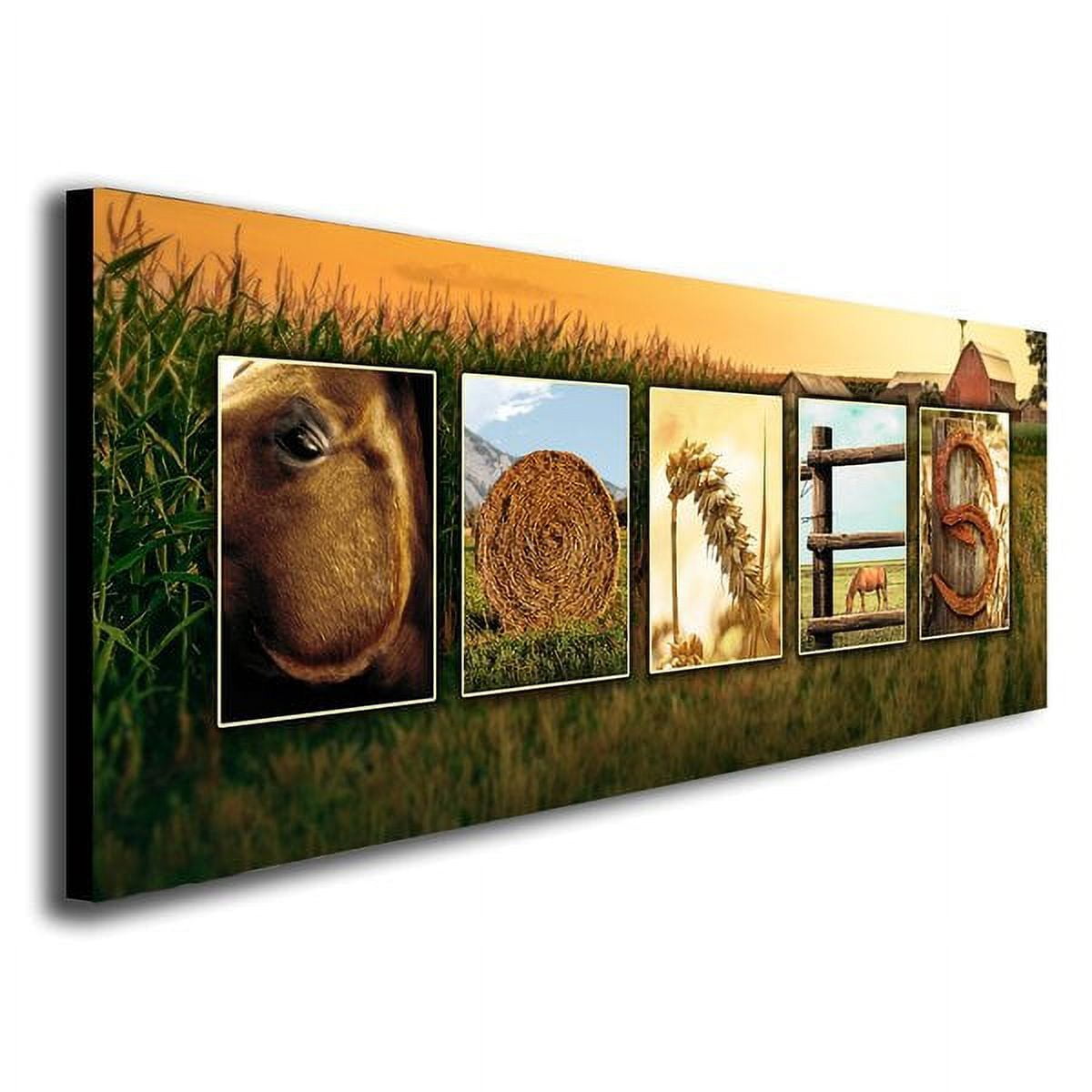 Country Western Horse Name Art - Personalized