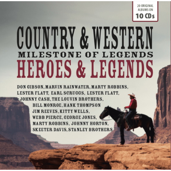 Country & Western Milestone of Legends: Heroes & Legends (Audiobook)
