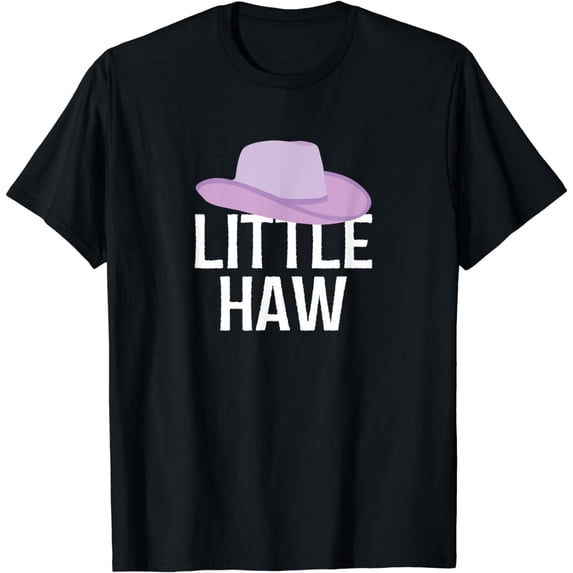 Country Western Theme Sorority Reveal Little Haw Cowgirl Hat T-Shirt