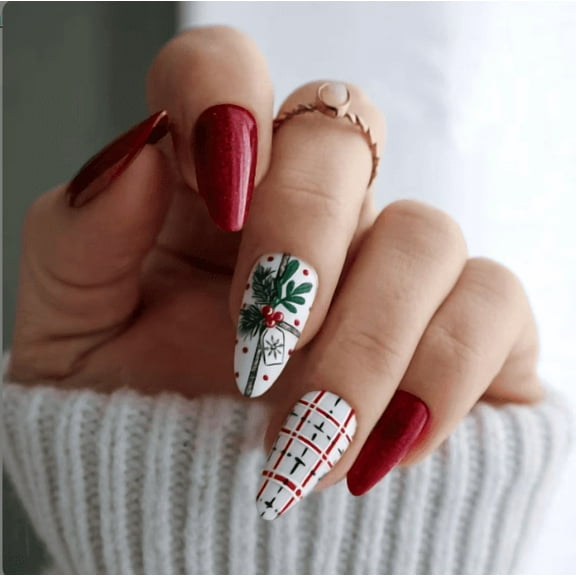 Country Wrapping Paper - Press On Nails