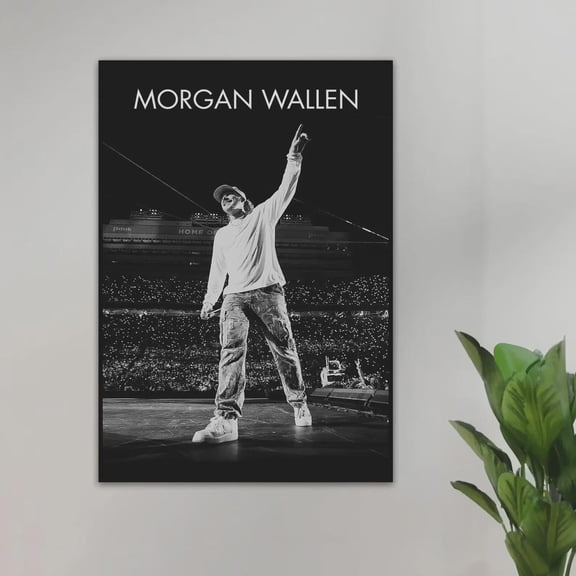 Country music fan poster set featuring Morgan Wallen I’m The Problem Tour 2025 Wall Art Decor 8x12 UNFRAMED