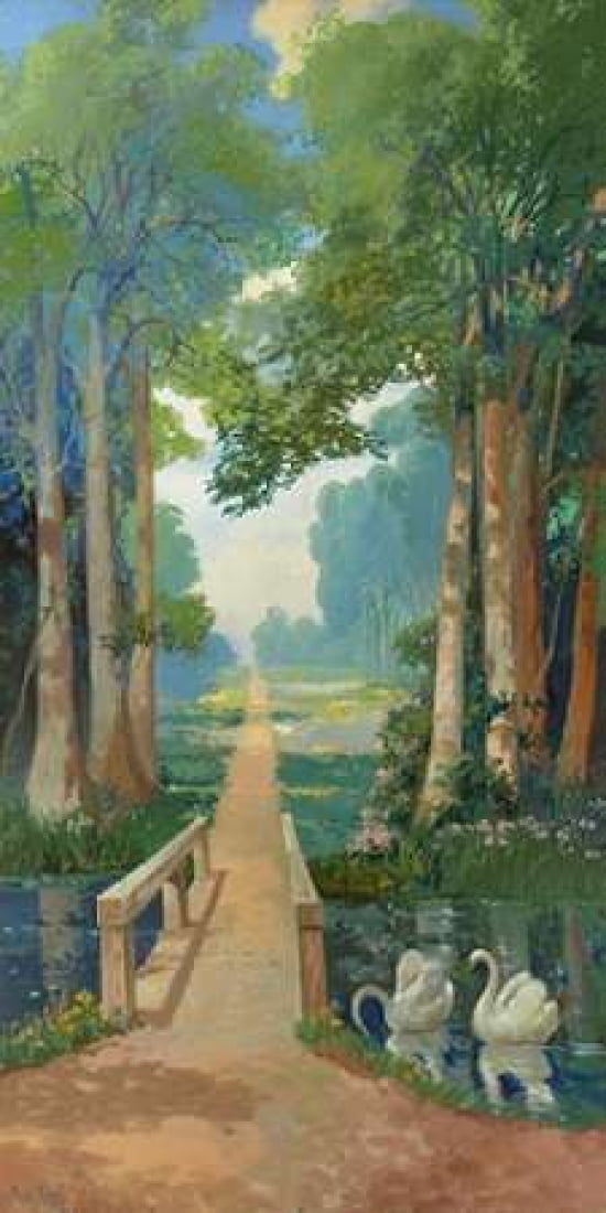 Country path Canvas Art - Franz Strahalm (10 x 20)