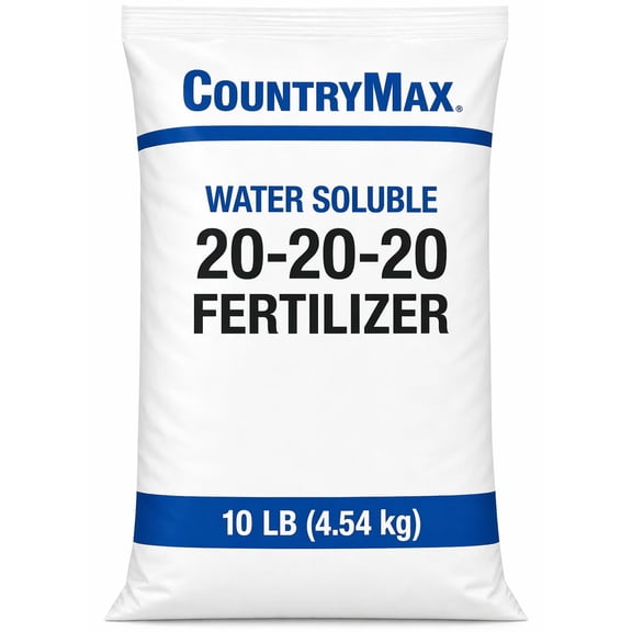 CountryMax Urea Fertilizer 46-0-0, 50LB Bag – High Nitrogen Lawn Fertilizer for Fast Green-Up – Plant Food for Lawns, Gardens, Crops, Trees & Shrubs – Professional Granular Plant Fertilizer