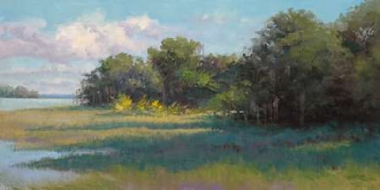 Countryside Afternoon Canvas Art - Jill Schultz-McGannon (10 x 20)