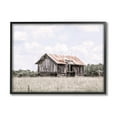 thumbnail image 1 of Countryside Cabin Rural Field Landscape Photograph Black Framed Art Print Wall Art, 1 of 7