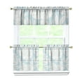 thumbnail image 1 of Countryside Floral Curtains 24 Inch - 3 Panel Boho Farmhouse Set with Vintage Blooms, Rustic Kitchen Window Drapes, 1 of 6