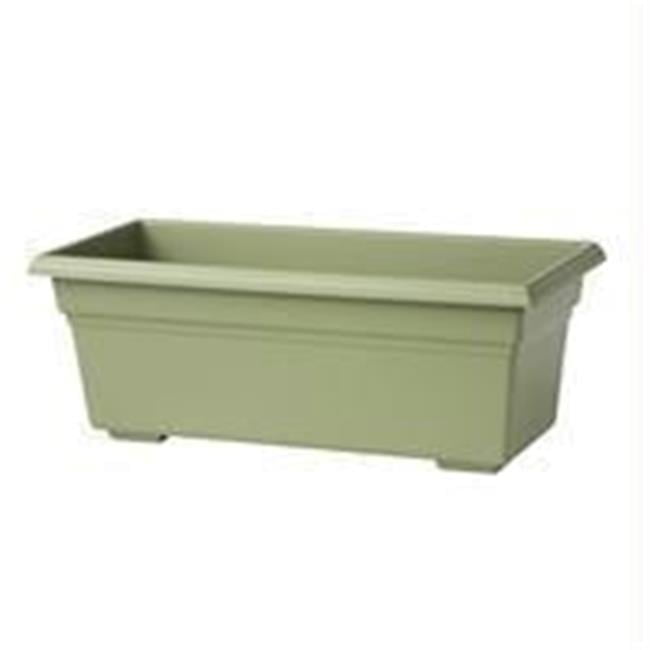 Countryside Flowerbox Planter - Sage 18x8x6.5 Inch