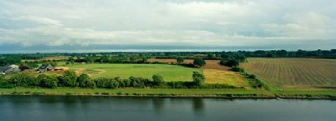 Countryside Kiel Canal Kiel Schleswig-Holstein Germany Canvas Art - Panoramic Images (18 x 7)