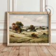 Rustic Fall Thumbnail Countryside Landscape Wall Art Print, Rustic Autumn Farm Decor ...