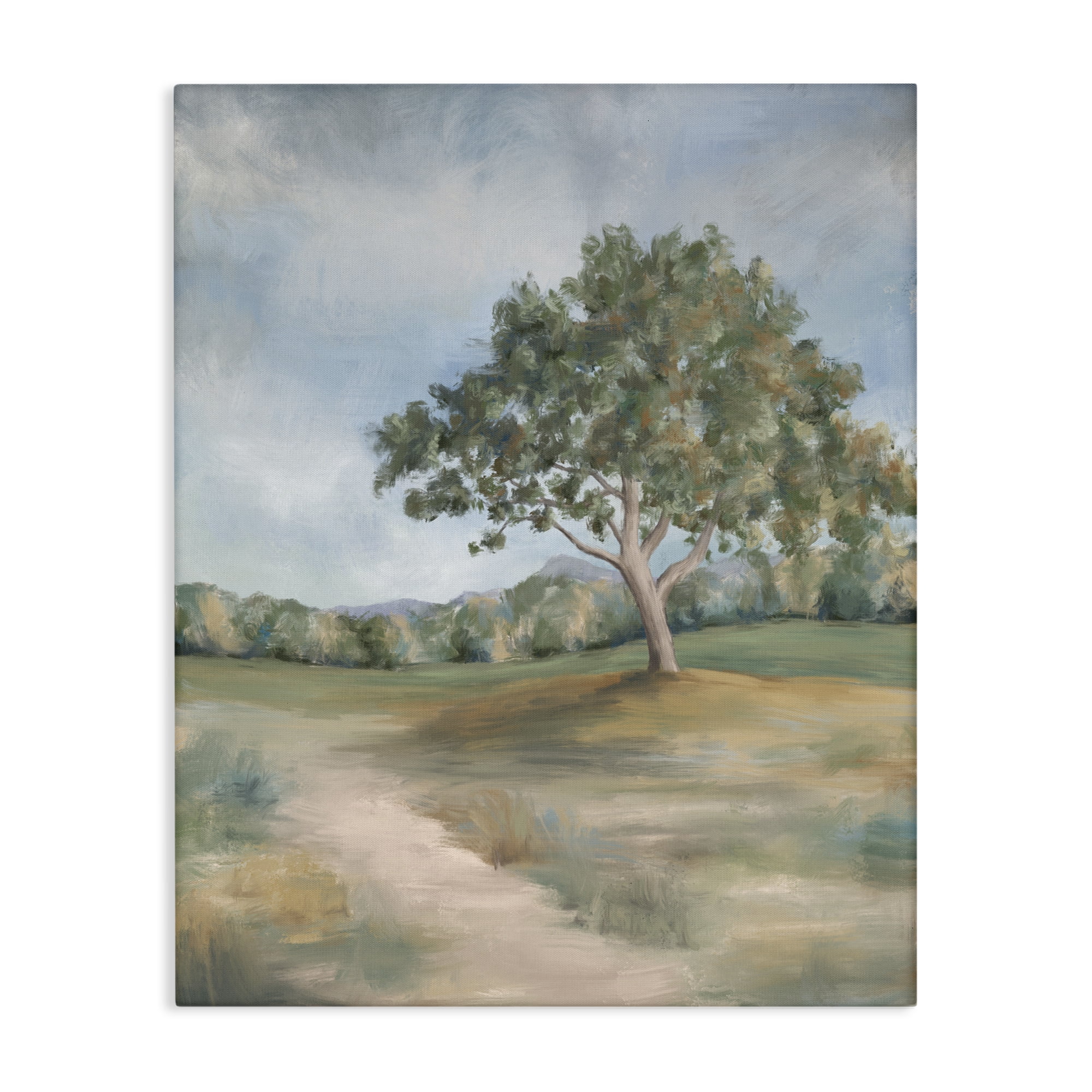 Countryside Tree Scenery Canvas Wall Art, design by Leah Noel Art