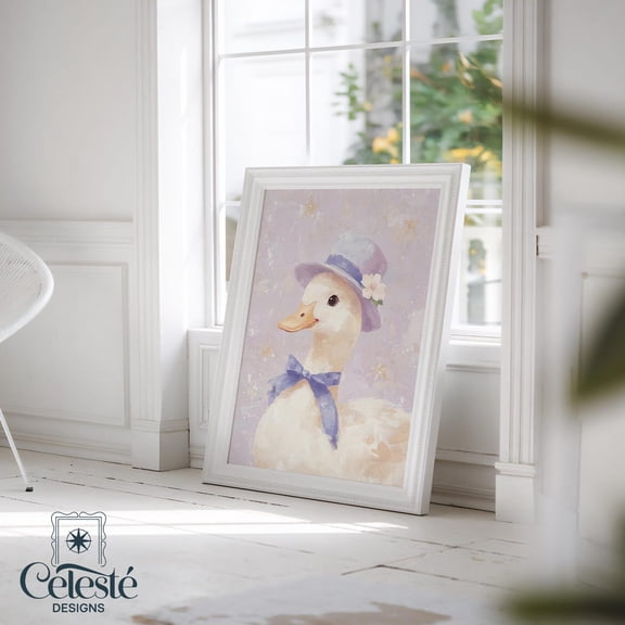 Countryside Wildflower Print, Horseback Riding Field Print Print, Blooming Landscape Wall Art Decor Home Decor #4793, 8x12 UNFRAMED