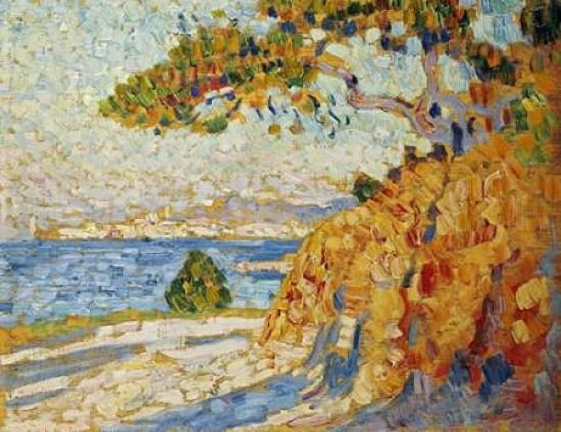 Countryside at Noon Canvas Art - Theo Van Rysselberghe (22 x 28)