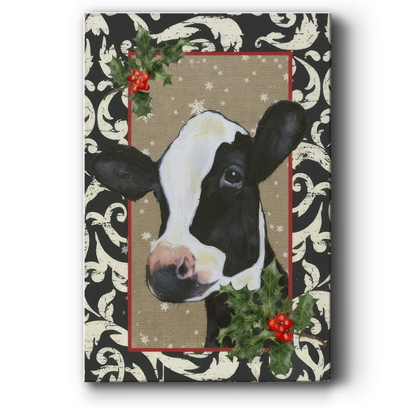 County Christmas Farm I- Gallery Wrapped Canvas