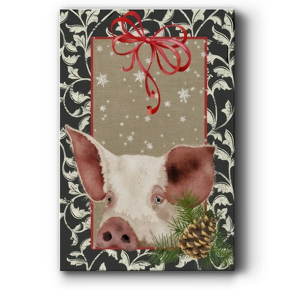 County Christmas Farm II- Gallery Wrapped Canvas