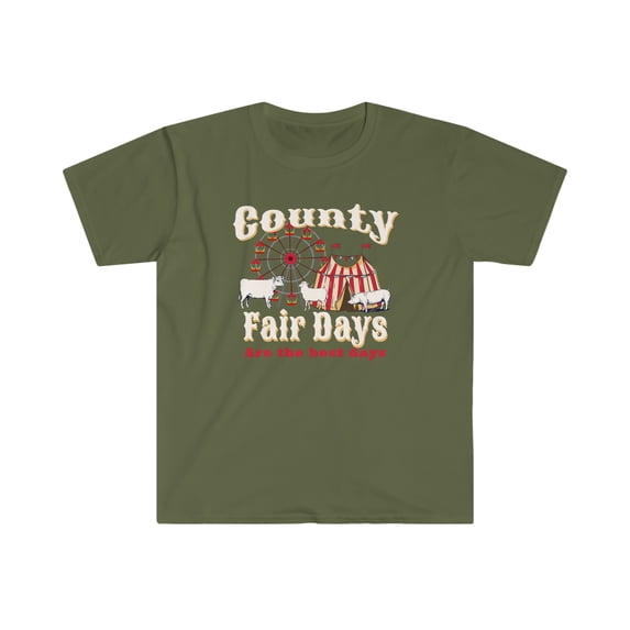 County Fair T-Shirt, County Fair Days Are The Best Days Shirt, Adult Unisex