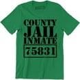 thumbnail image 1 of County Jail Inmate -  Prison Funny Men's T-Shirt, 1 of 4