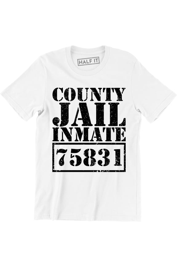 County Jail Inmate - Prison Funny Men's T-Shirt