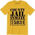 thumbnail image 1 of County Jail Inmate -  Prison Funny Men's T-Shirt, 1 of 4