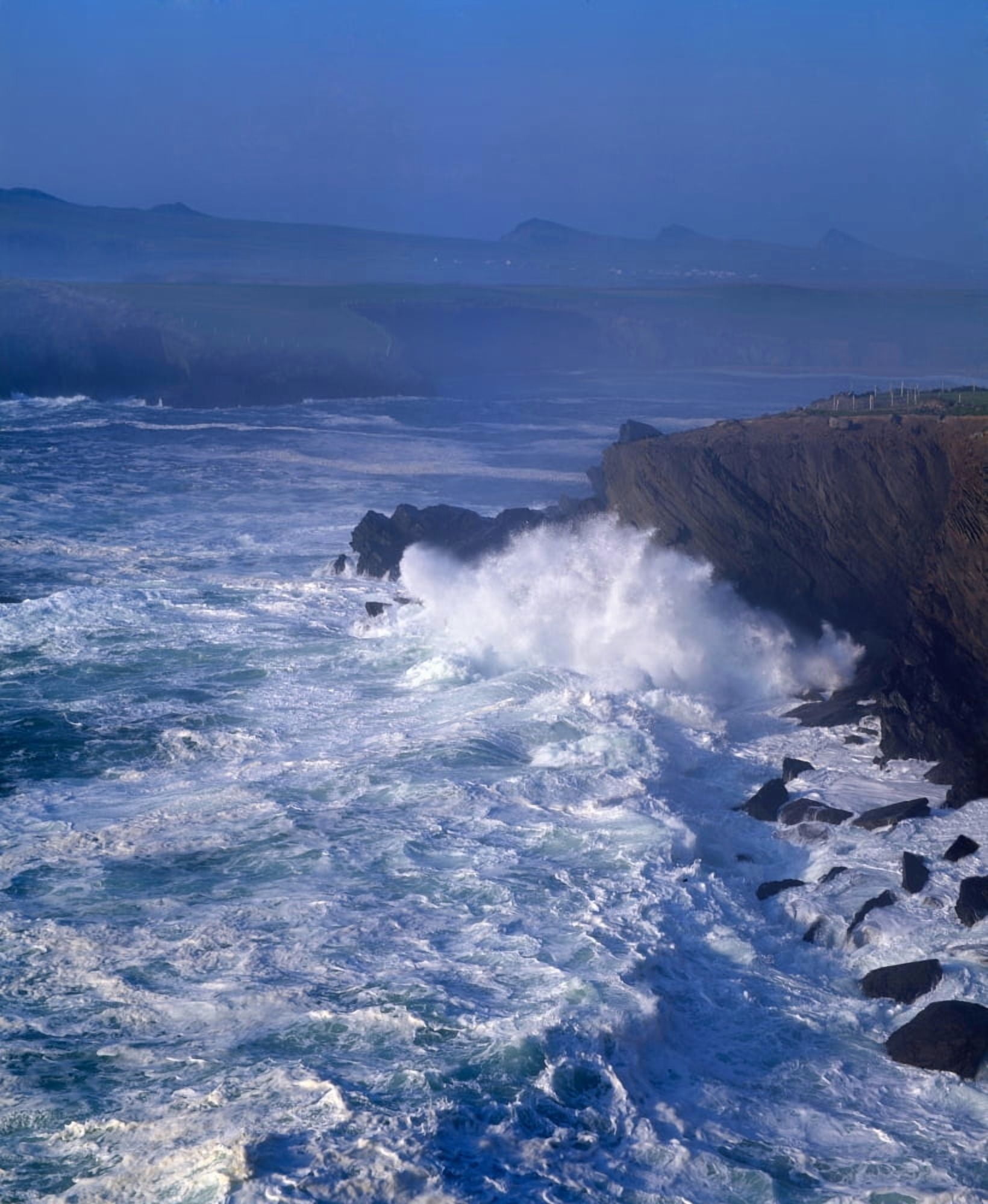 County Kerry Ireland Near Ballyferriter Canvas Art - The Irish Image Collection Design Pics (13 x 16)