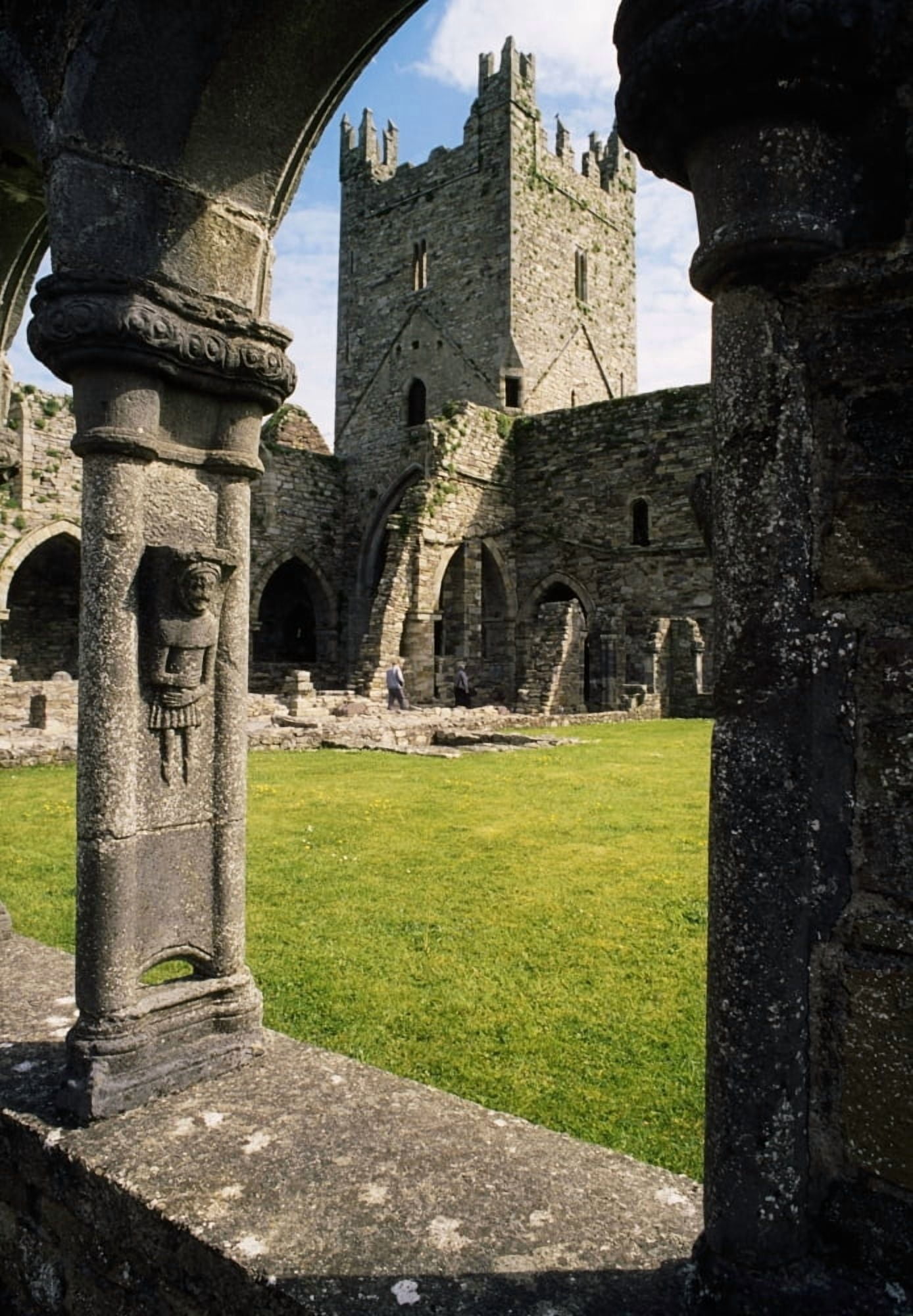 County Kilkenny Ireland Jerpoint Abbey Canvas Art - The Irish Image Collection Design Pics (24 x 36)