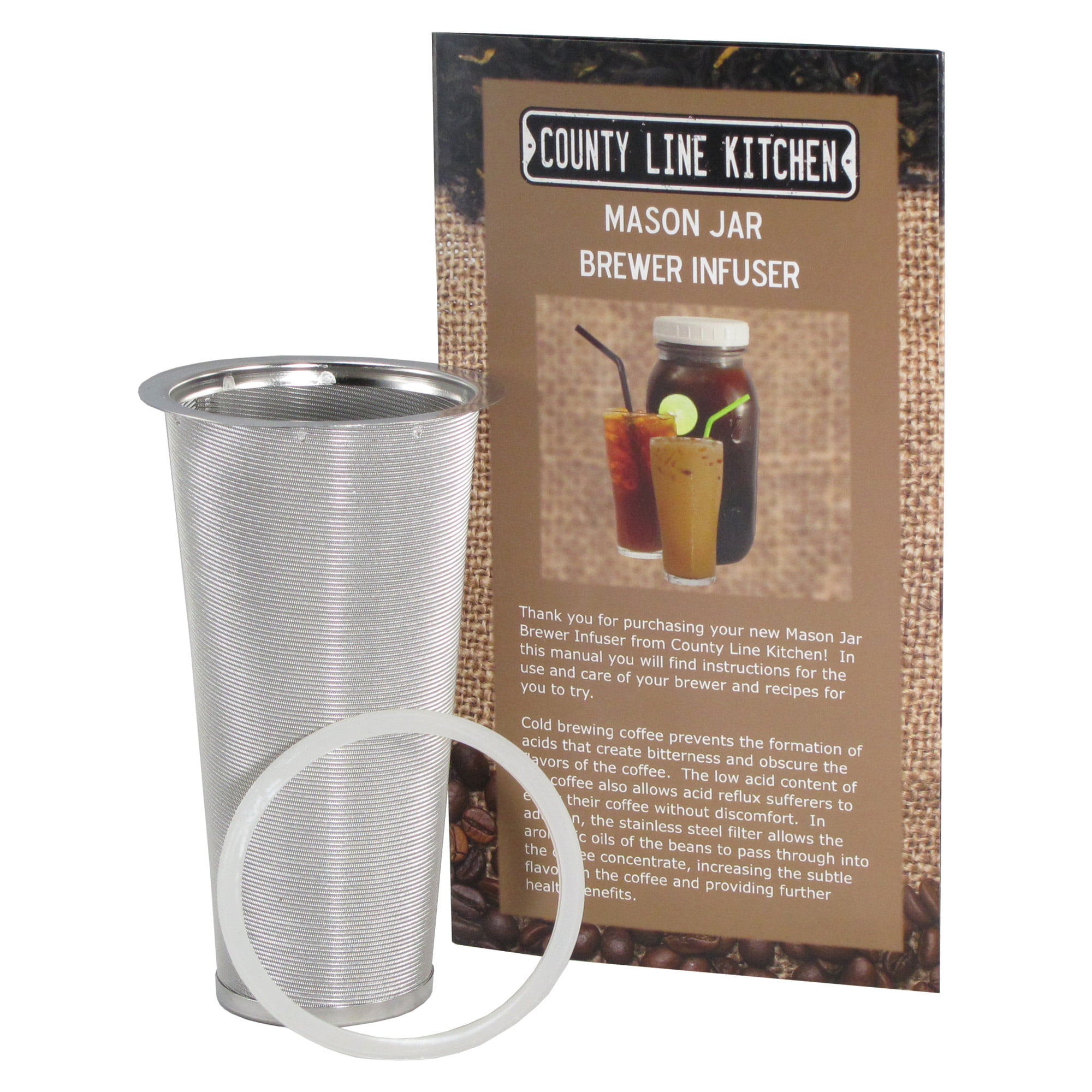 County Line Kitchen Cold Brew Mason Jar Iced Coffee Maker - Temu