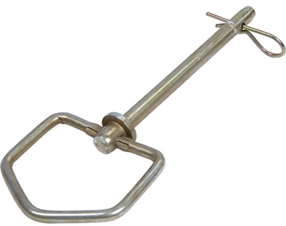 Bent Handle Hitch Pin With Chain | Fastener For Agricultural Machinery